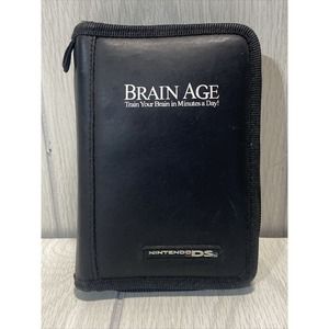 Nintendo DS Switch N Carry Case Brain Age Train Your Brain In Minutes A Day NDS